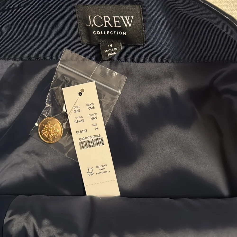 J.Crew Collection wrap skirt in faux patent leather CF935